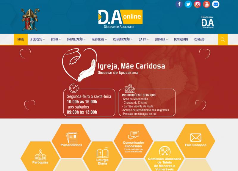 Site da Diocese está cheio de novidades