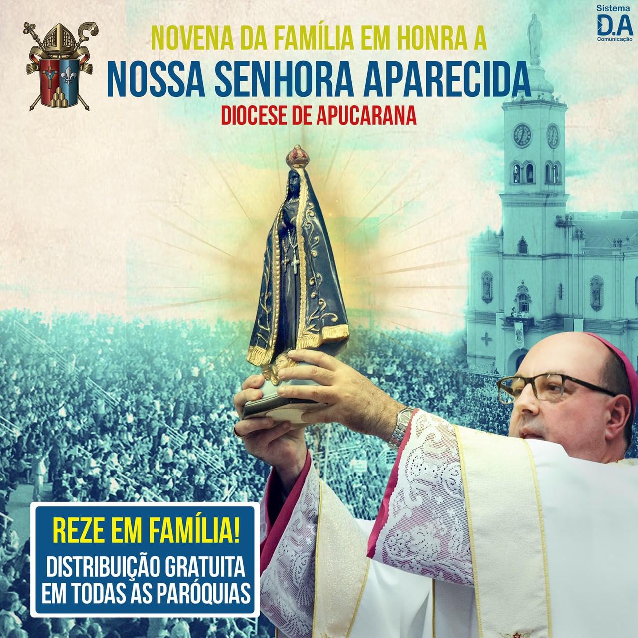  Novena em honra a Nossa Senhora Aparecida será realizada em Apucarana 