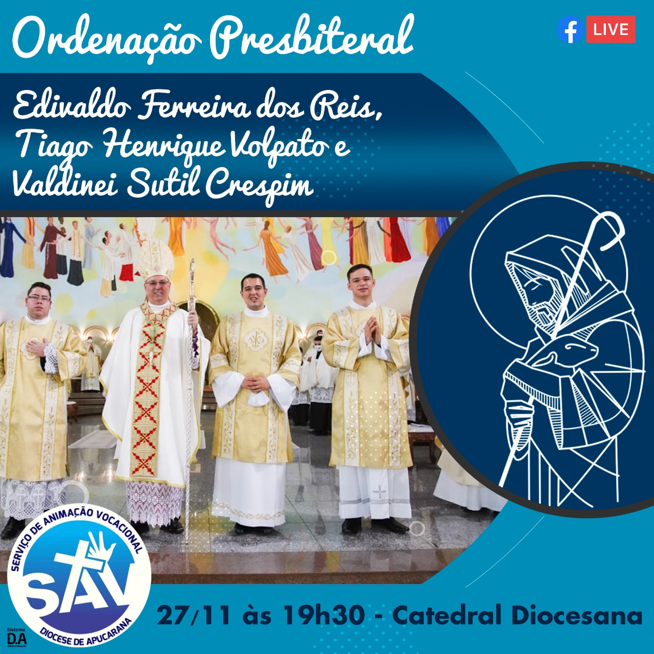 Ordenação Presbiteral acontece no dia 27
