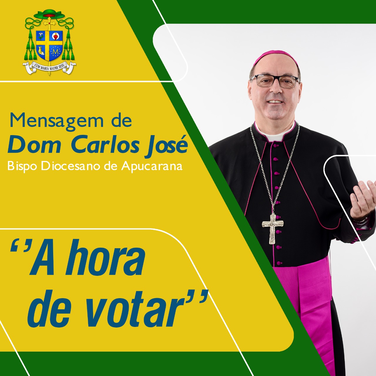 Bispo prepara os fiéis para o dia das eleições 