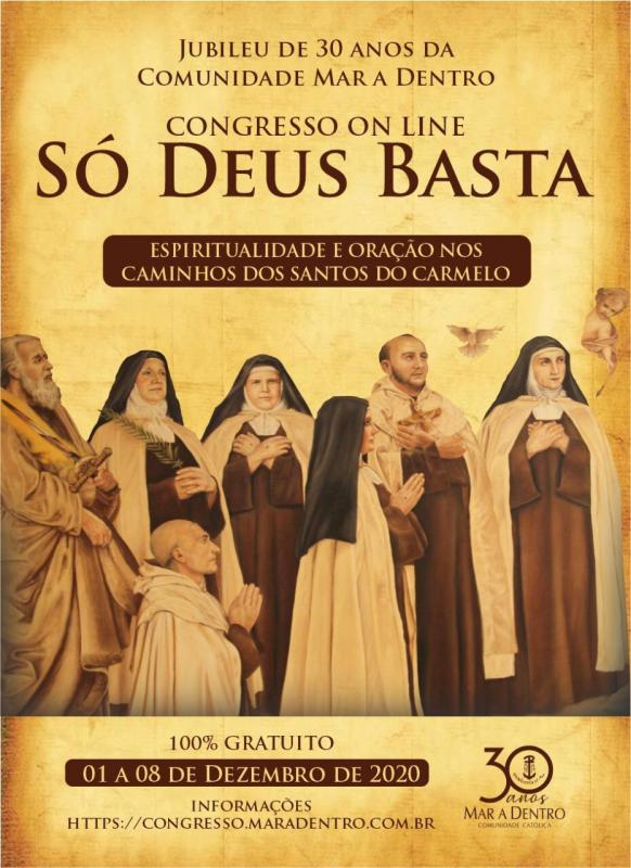 Comunidade Católica Mar a Dentro promove Congresso online de espiritualidade para celebrar 30 anos d