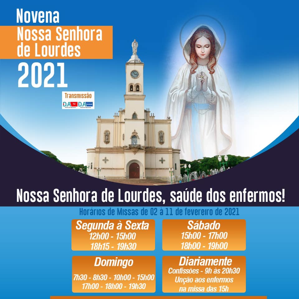  Diocese realiza Novena de Nossa Senhora de Lourdes