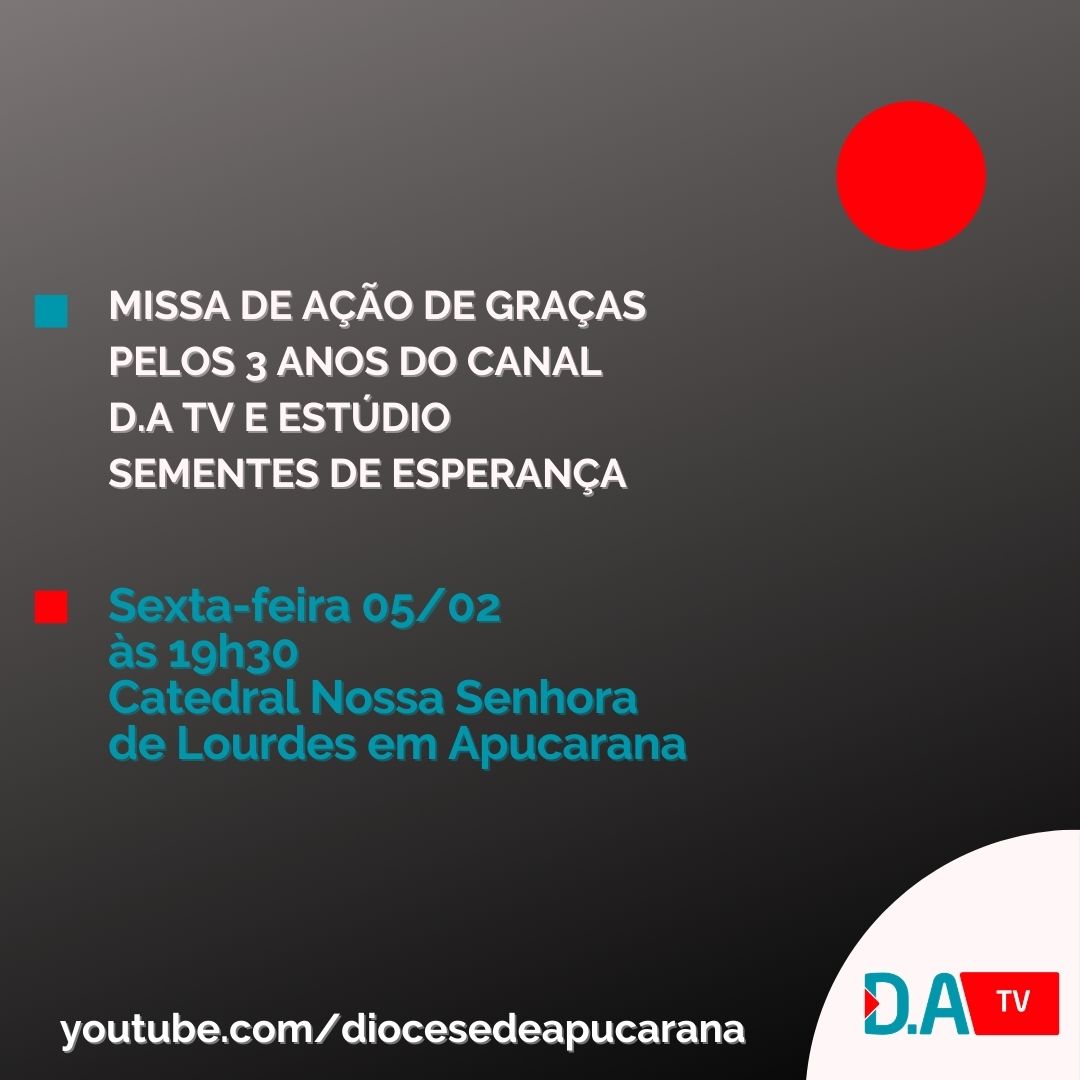 D.A TV completa 3 anos 