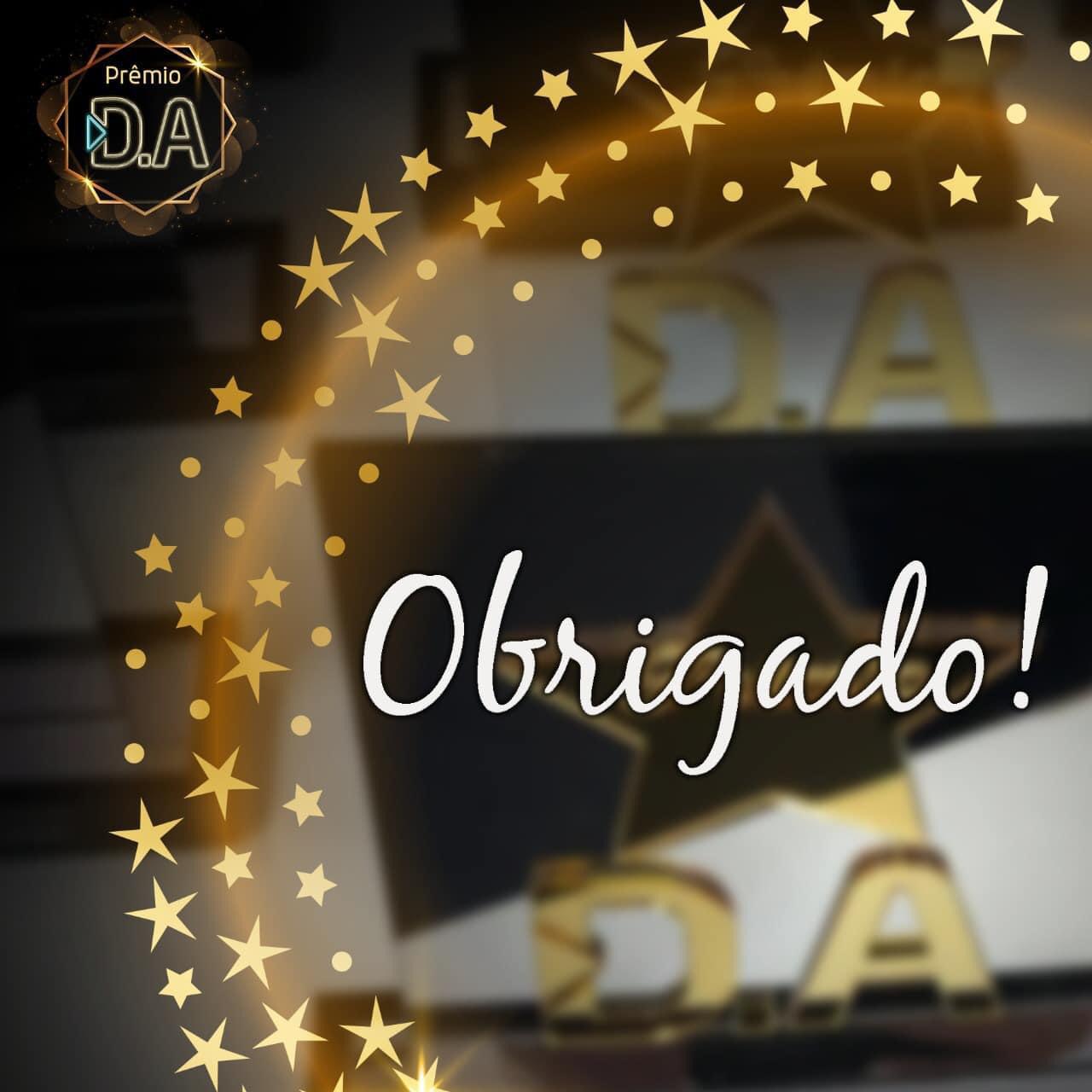 O Sistema D.A. de Comunicação emite Nota de Agradecimento, por ocasião do Prêmio D.A. de Comunicação