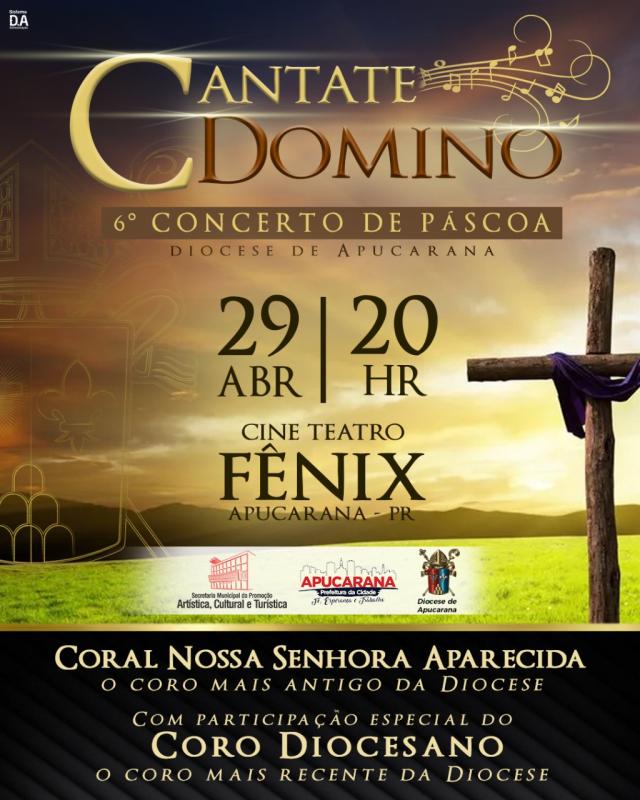 6º Concerto de Páscoa - Cantate Domino