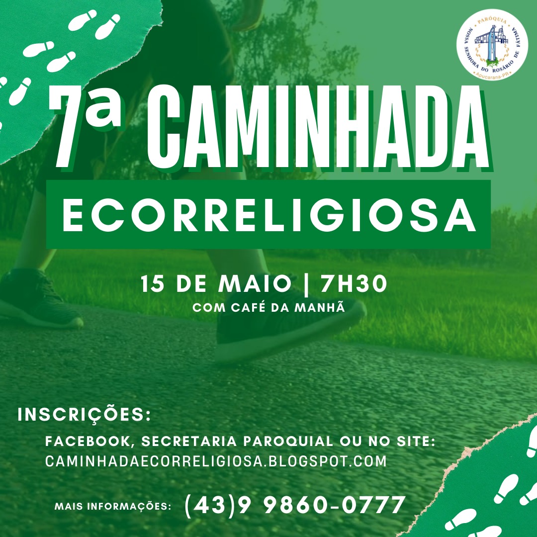 7º Caminhada Ecorreligiosa da Pastoral do Meio Ambiente 