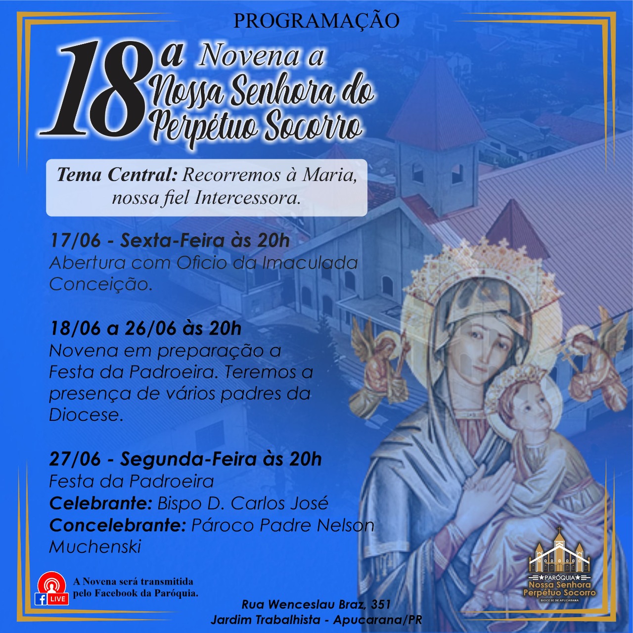 Festa da Paróquia Nossa Senhora do Perpétuo Socorro