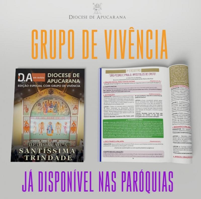 Novidade! Agora o grupo de vivência está dentro da nossa revista!