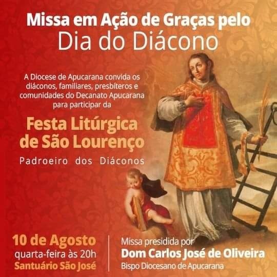 Missa em Ação de Graças pelo Dia do Diácono