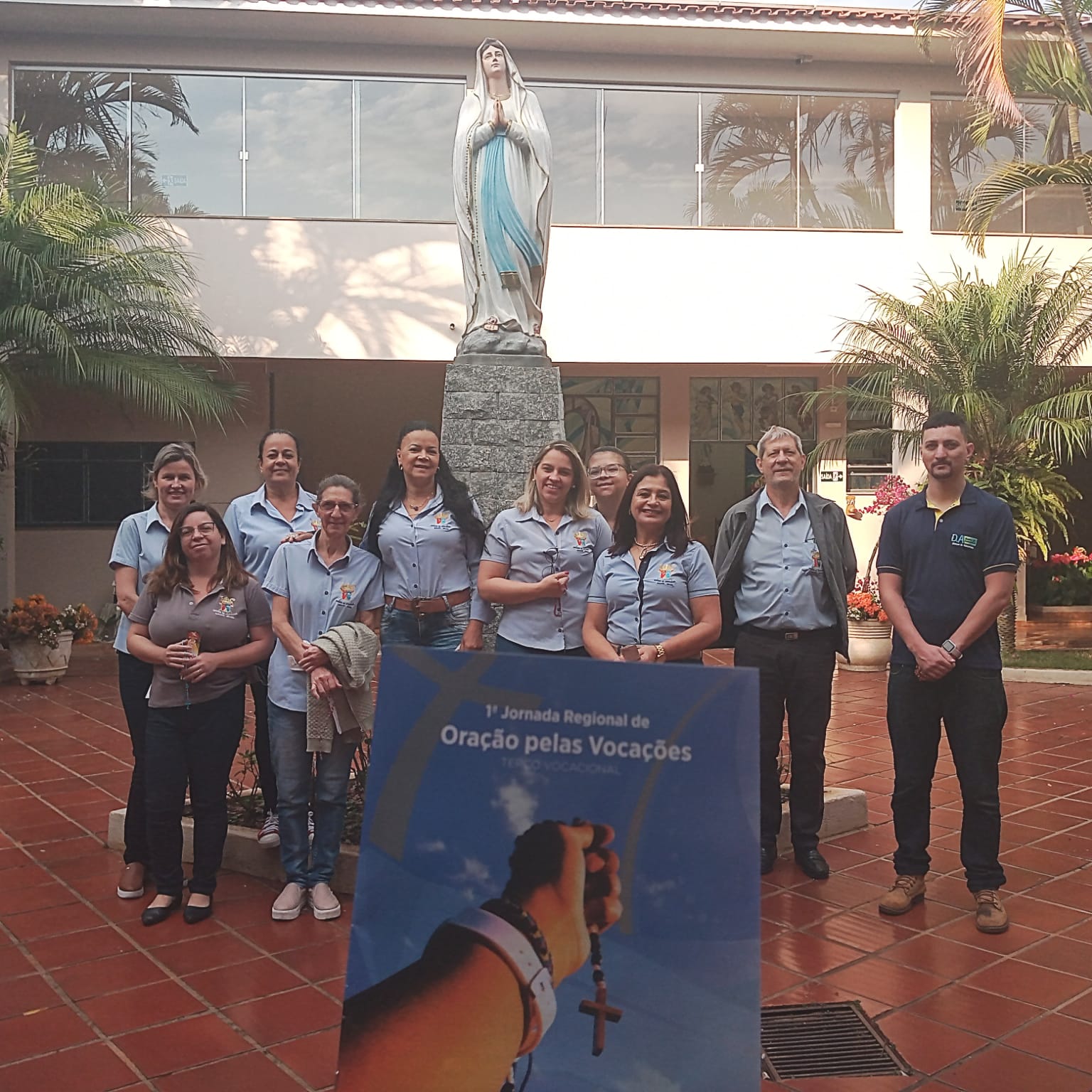 Funcionários da Mitra Diocesana se reúnem para rezar pelas Vocações