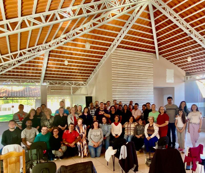 Ministro de Eucaristia da Catedral estiveram reunidos em retiro