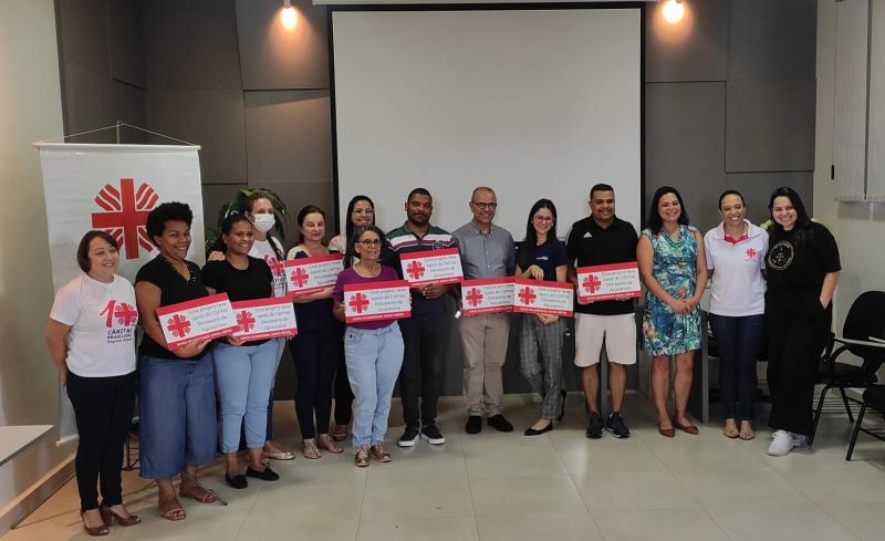 Cáritas Diocesana realizou hoje o repasse do Fundo Diocesano de Solidariedade para oito instituições