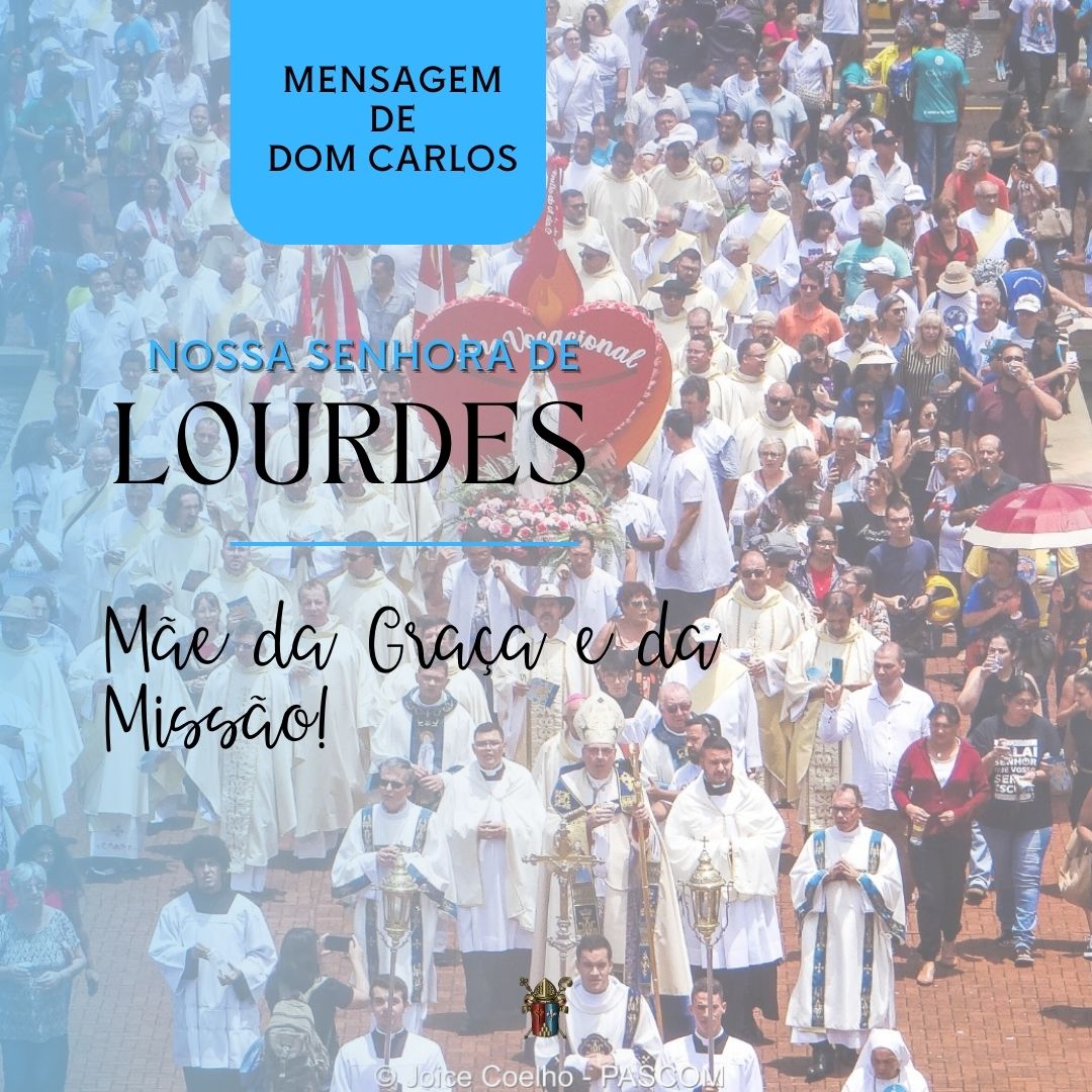 Nossa Srª de Lourdes - Mãe da Graça e da Missão!