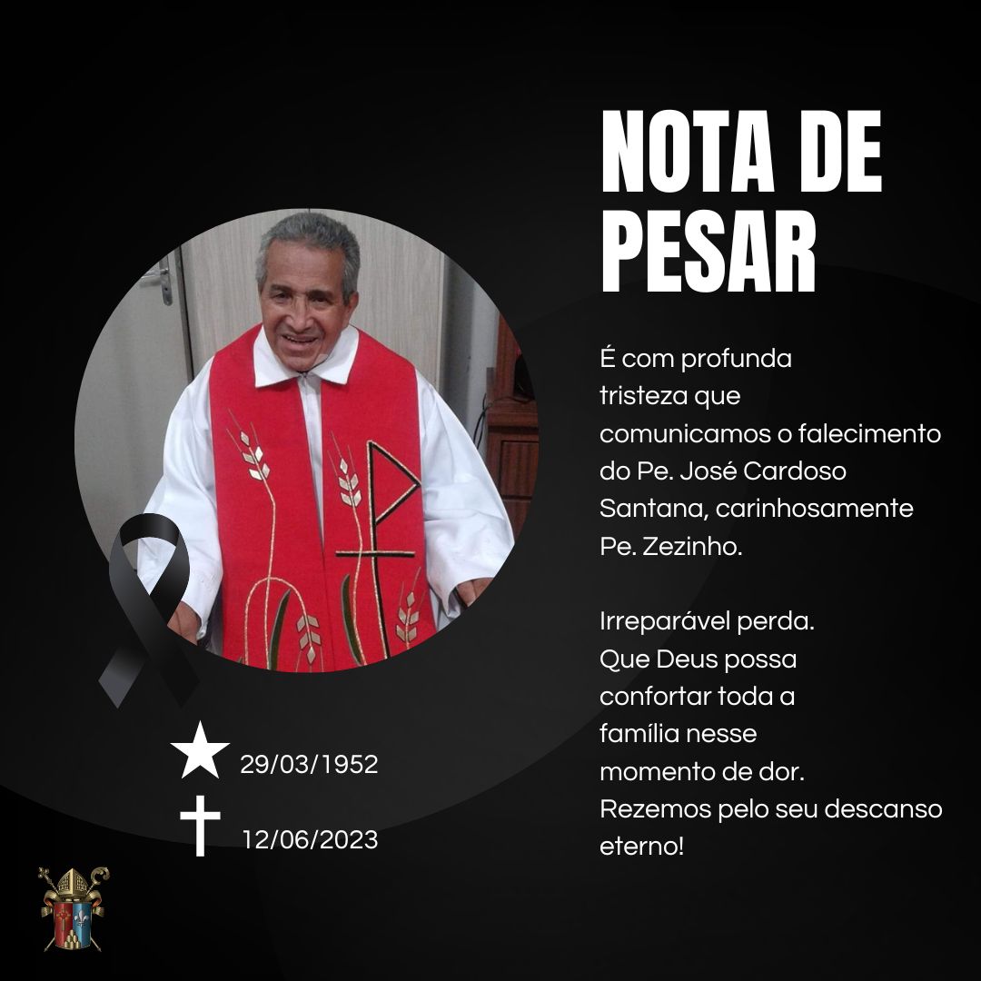 Faleceu nessa segunda-feira, 12, o Pe. Zezinho