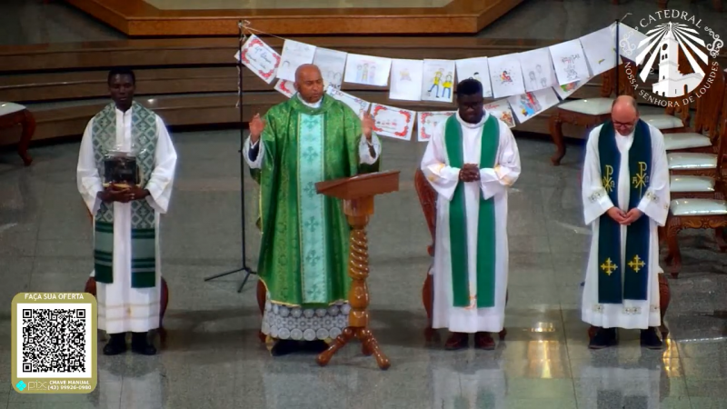 Visita dos padres da Diocese de Bafatá na Guiné-Bissau/África