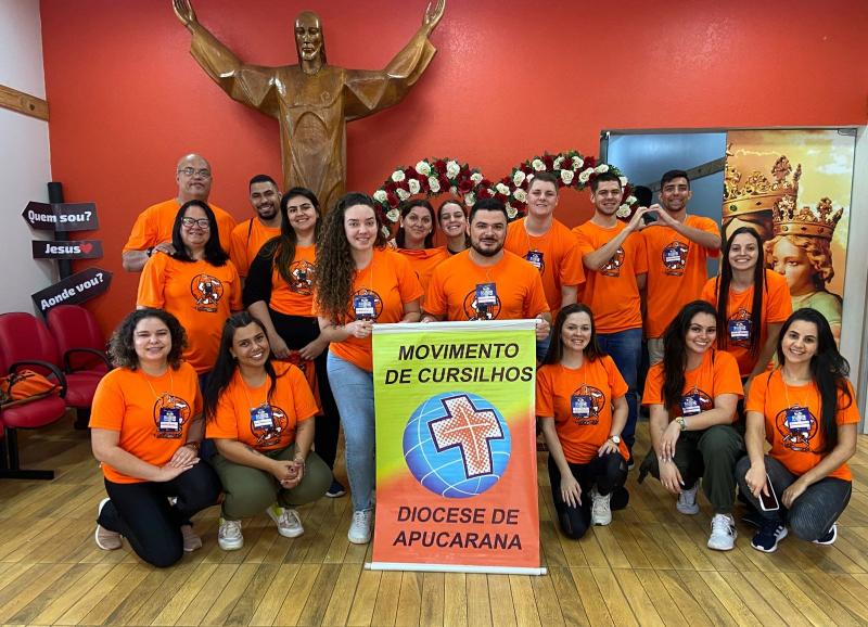 A Diocese de Campo Mourão, recebeu os jovens cursilhistas para o Encontro do Regional Sul 2