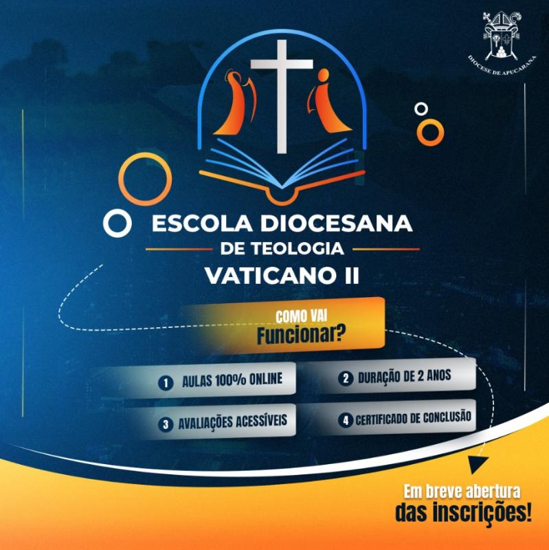Diocese de Apucarana promove curso on-line de teologia