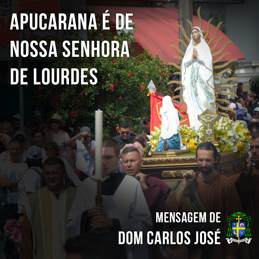 Apucarana é de Nossa Senhora de Lourdes 