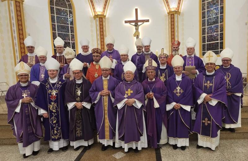 Diocese de Foz do Iguaçu sedia a 1ª Assembleia de 2024 dos Bispos do Regional Sul 2