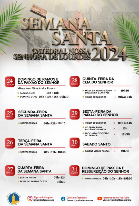 Catedral Diocesana tem programação especial 