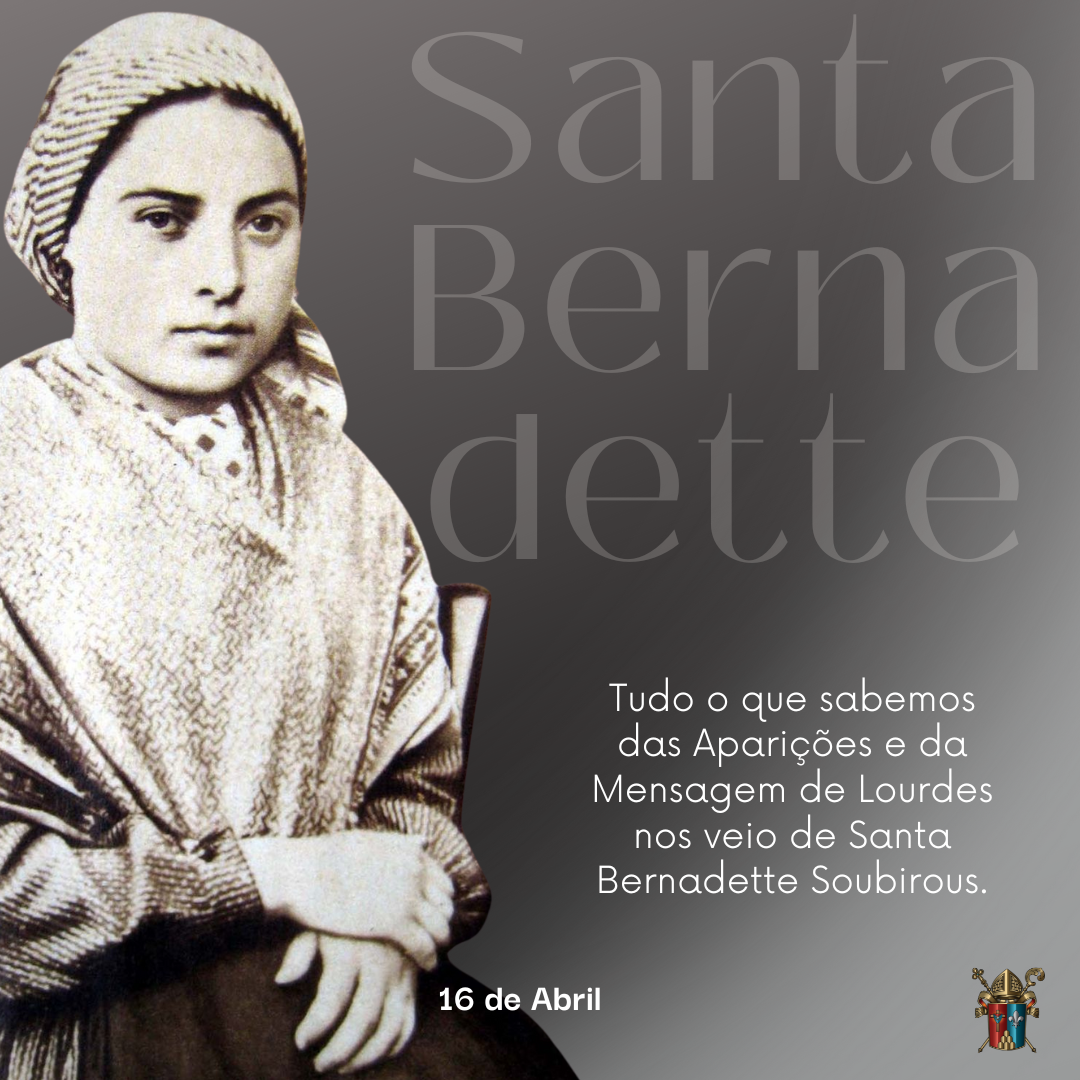 Só ela viu a Senhora de Lourdes