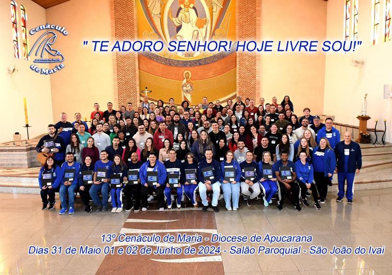 13º Cenáculo de Maria aconteceu em São João do Ivaí 