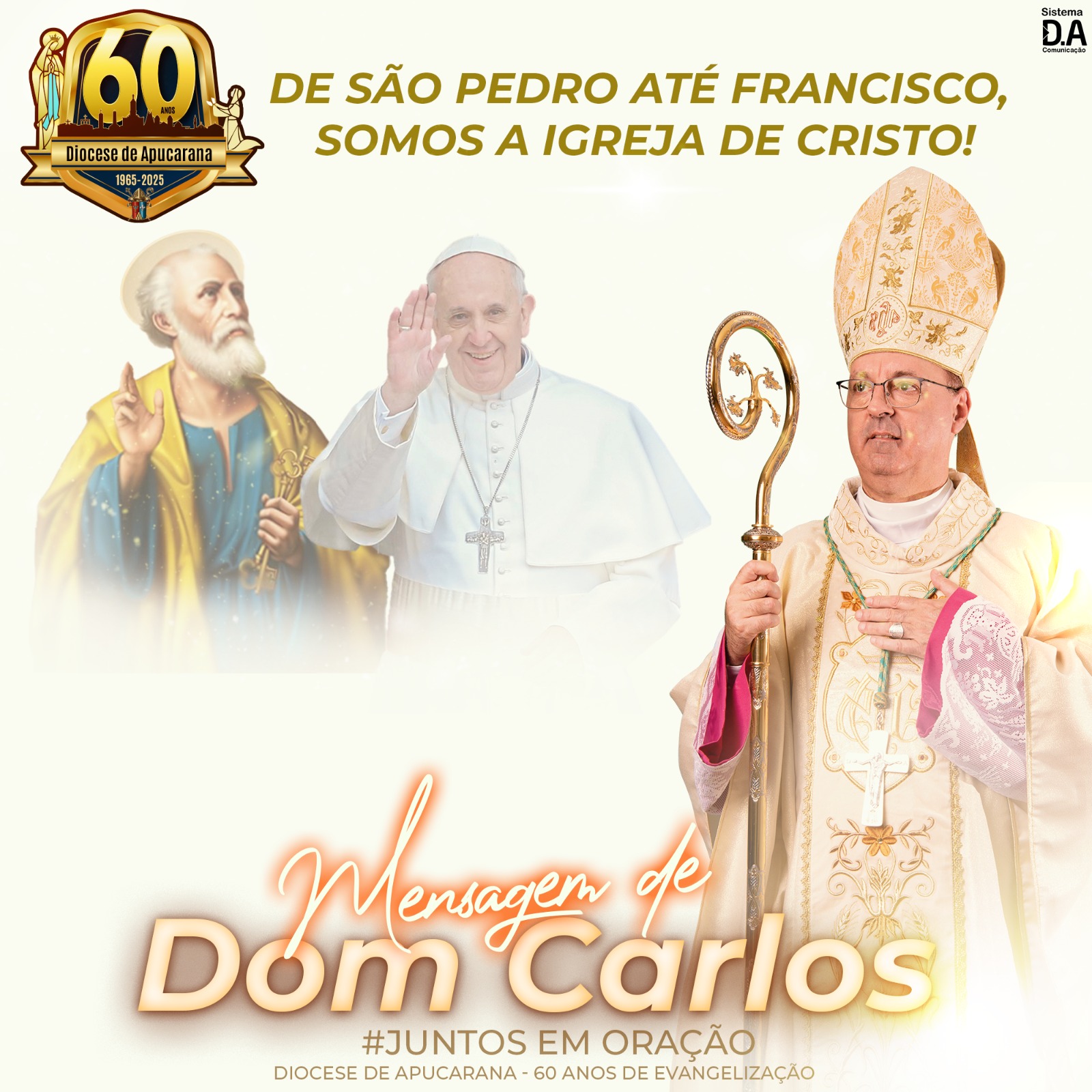De São Pedro até Francisco, somos a Igreja de Cristo 
