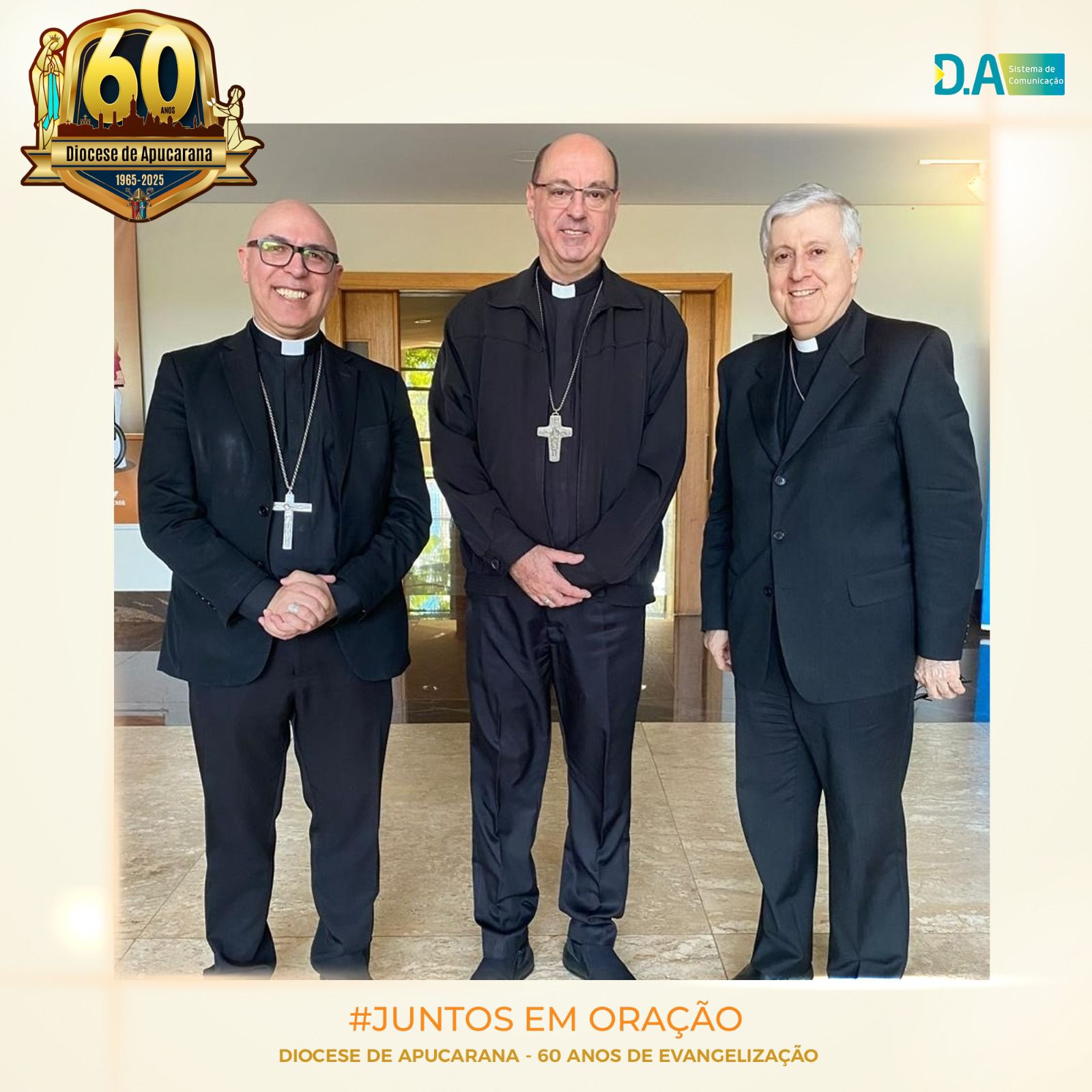 Dom Carlos José se encontra com o Núncio Apostólico no Brasil 