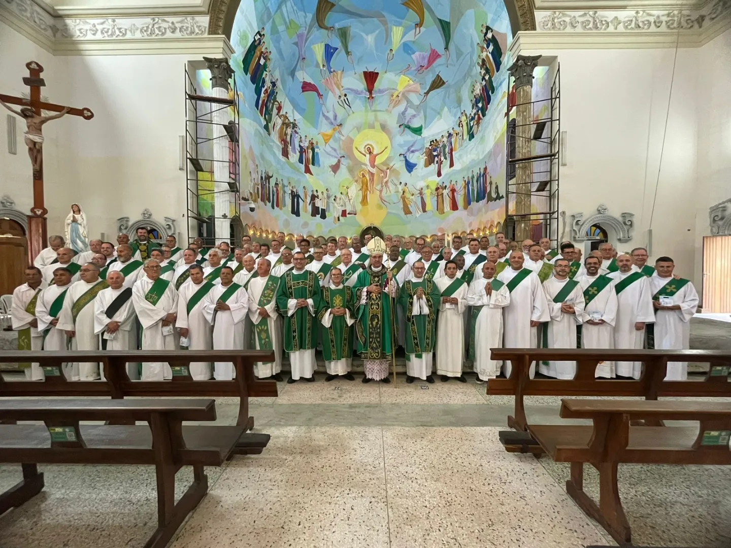 Diáconos se encontram com Dom Carlos 