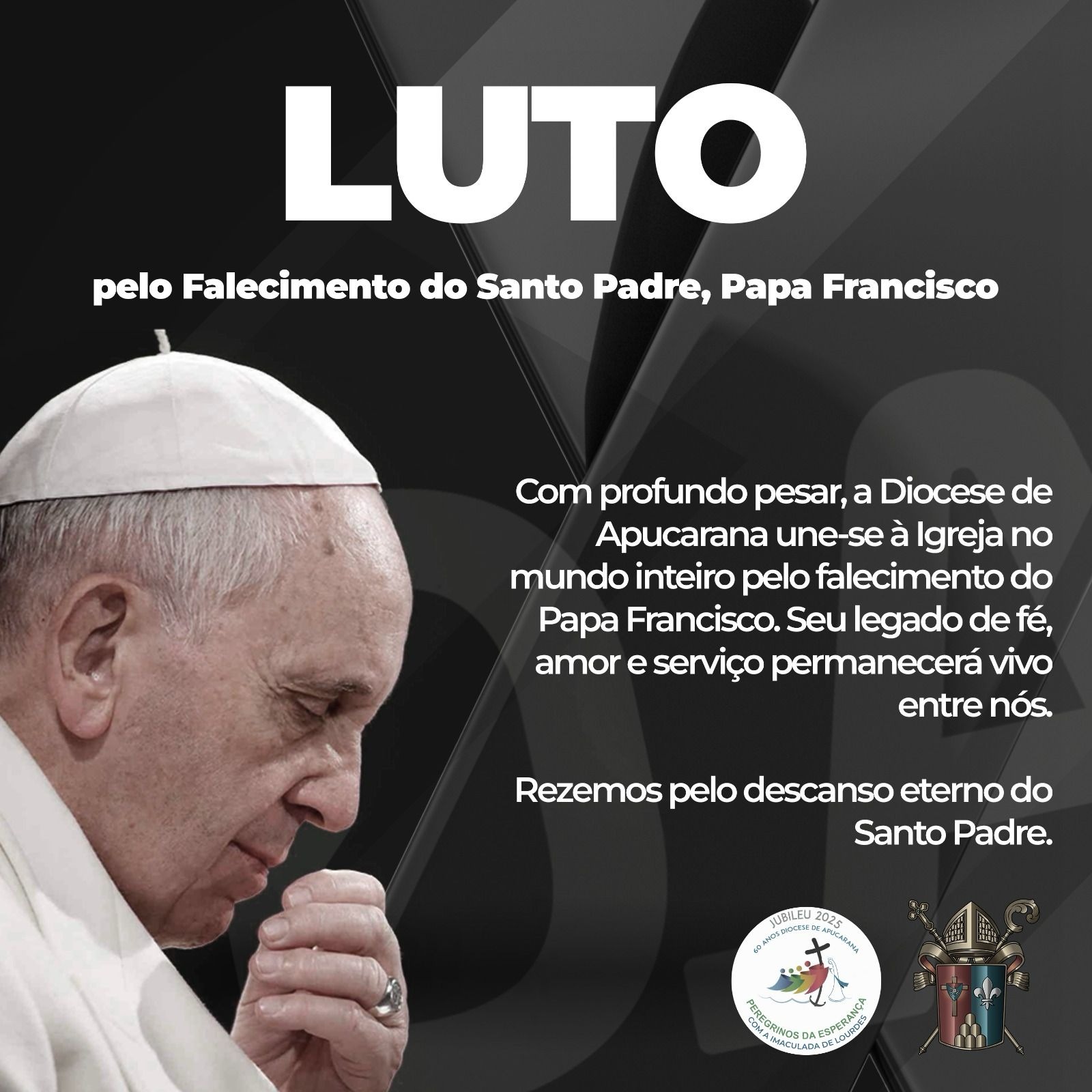 Um dia depois da páscoa, o Papa Francisco fez sua páscoa eterna
