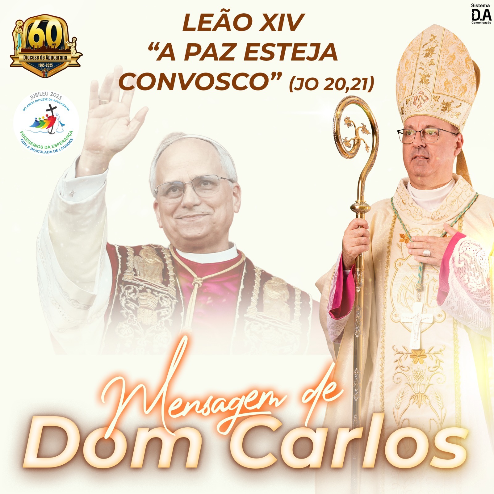 “A paz esteja convosco” (Jo 20,21)