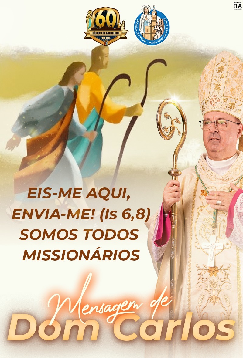 “Como o Pai me enviou, assim também eu vos envio a vós.” (Jo 20,21).