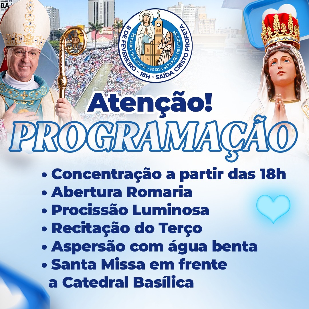 Você sabe qual será a programação da 7ª Romaria