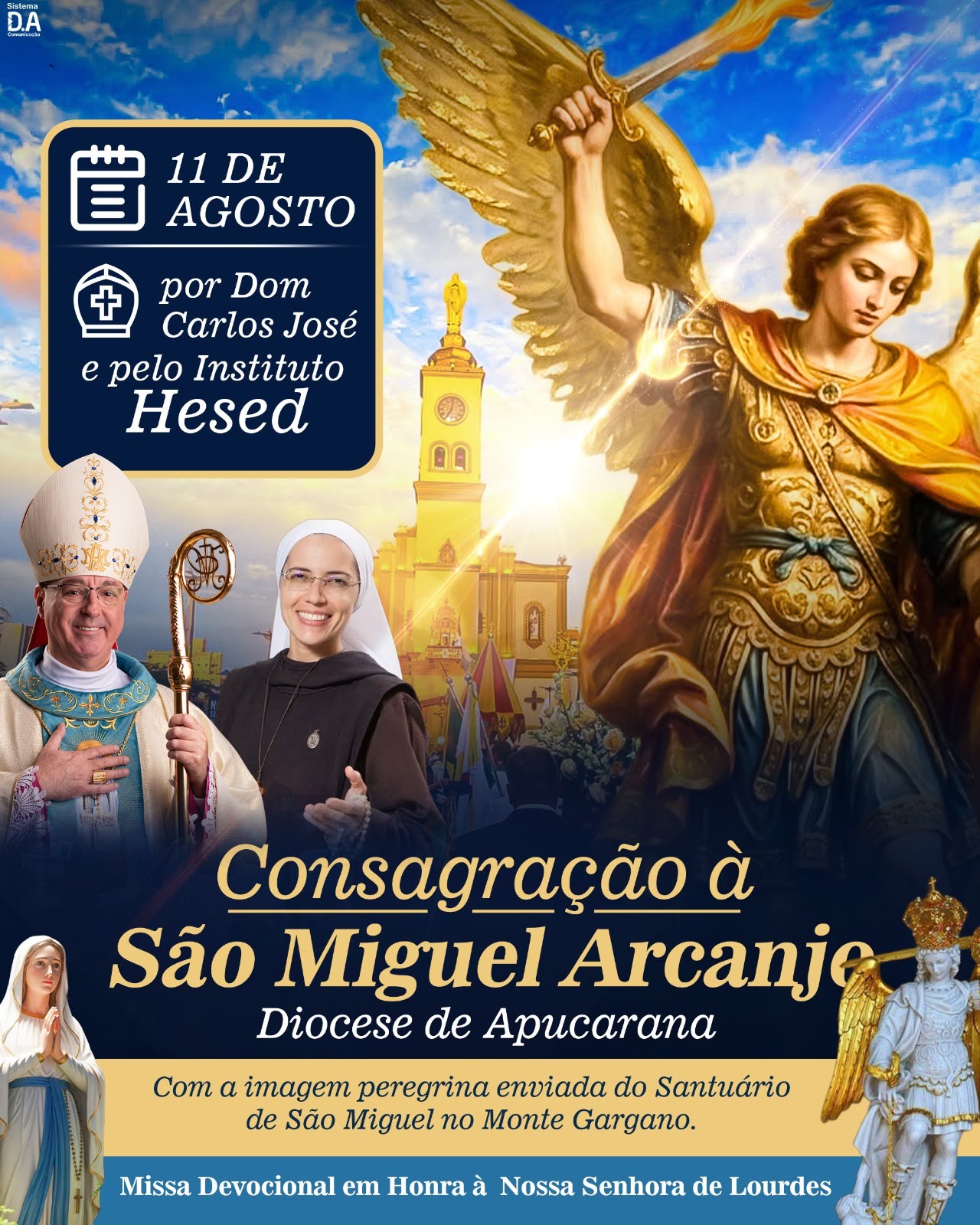Diocese de Apucarana será consagrada à São Miguel Arcanjo