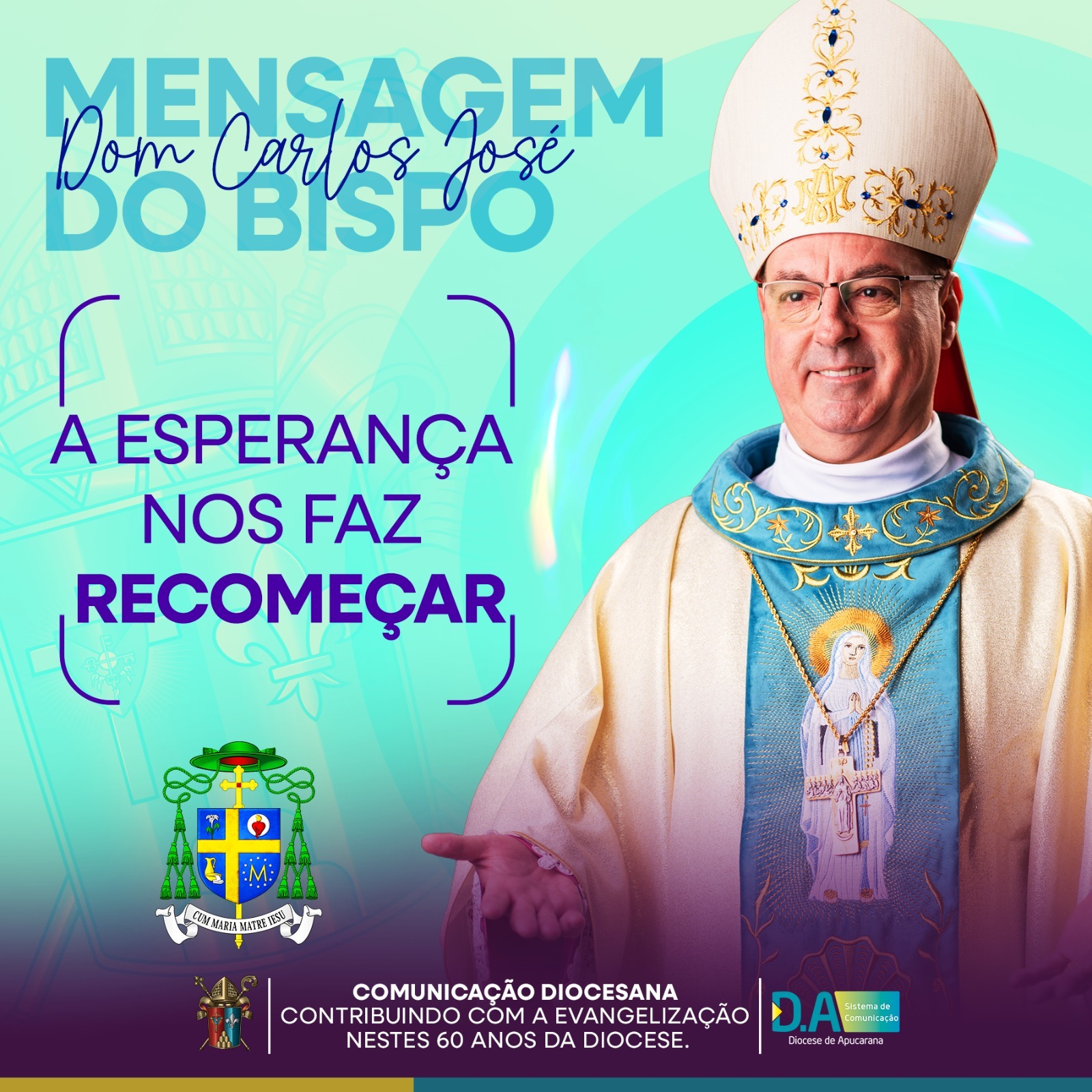 A esperança nos faz recomeçar
