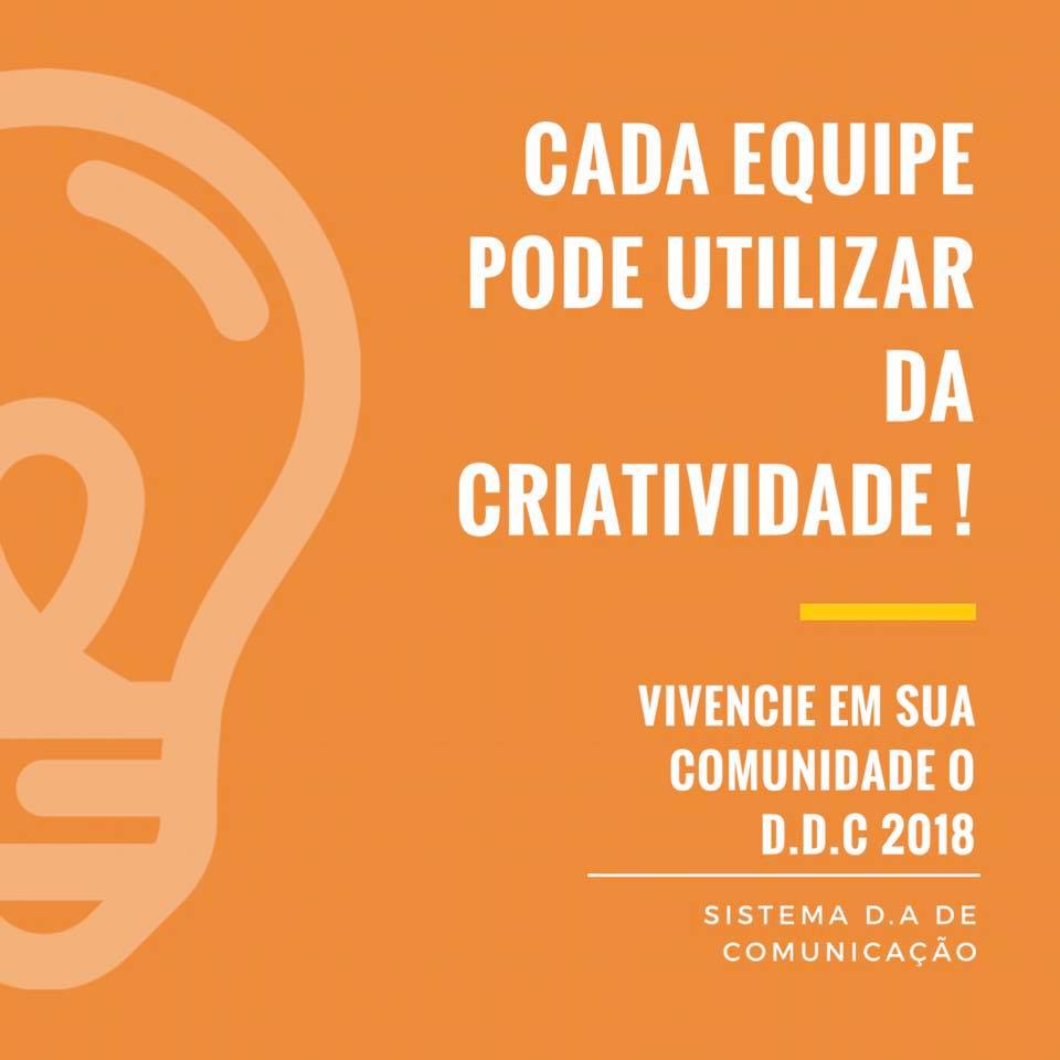 Algumas artes de divulgação do D.D.C 2018 