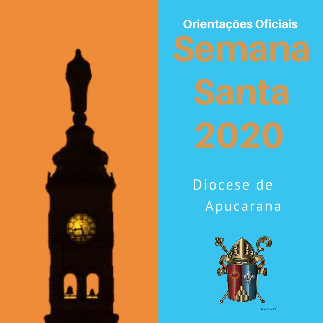 Orientações para a Semana Santa durante pandemia do Covid-19