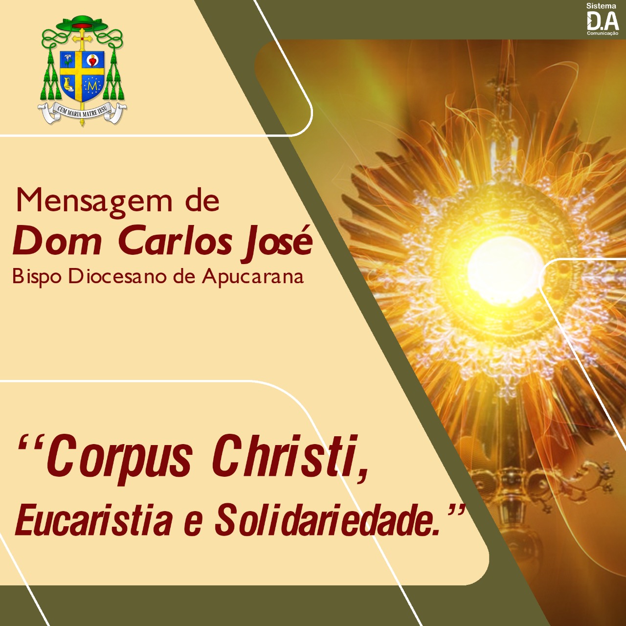 Corpus Christi, Eucaristia e Solidariedade