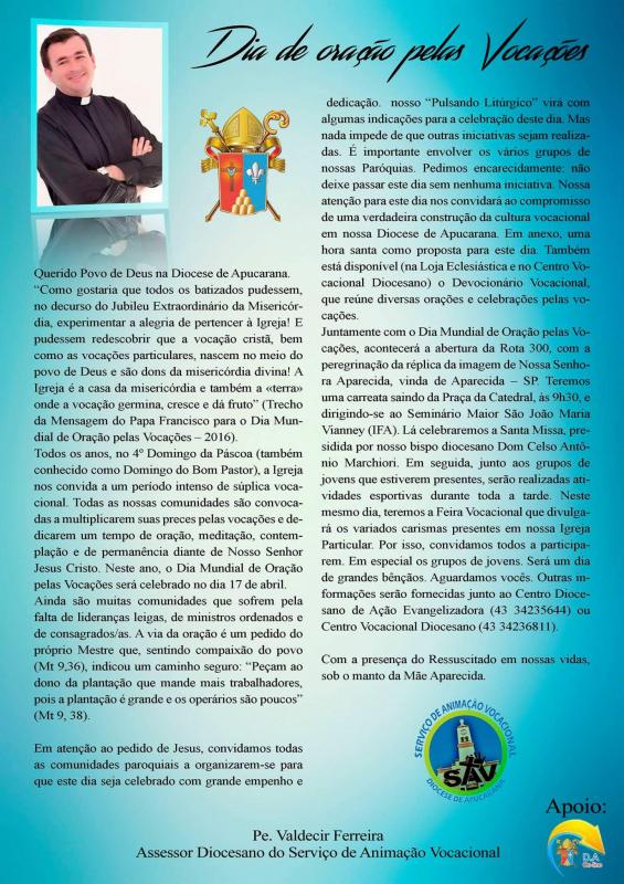 Dia do Oração pelas Vocações