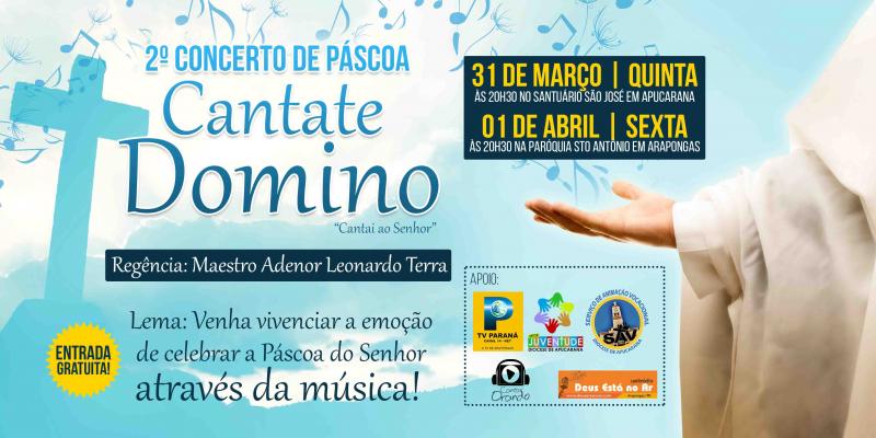 2º Concerto de Páscoa – Cantate Domino 