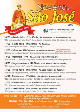 Novena de São José - Santuário São José em Apucarana