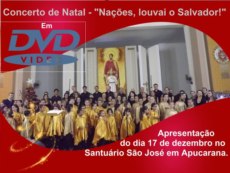 Iniciou o processo de análise da prévia do DVD do Concerto de Natal 