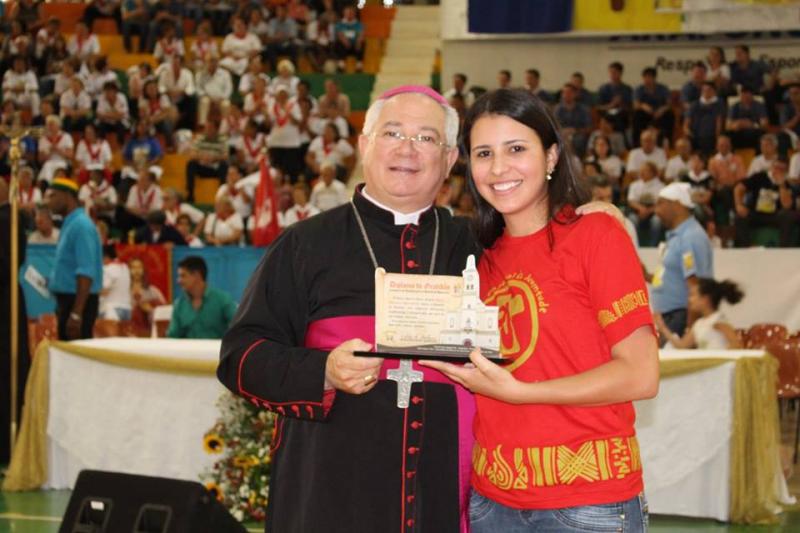 Carta de Agradecimento da Coordenadora Diocesana da PJ - Tatiane Camargo