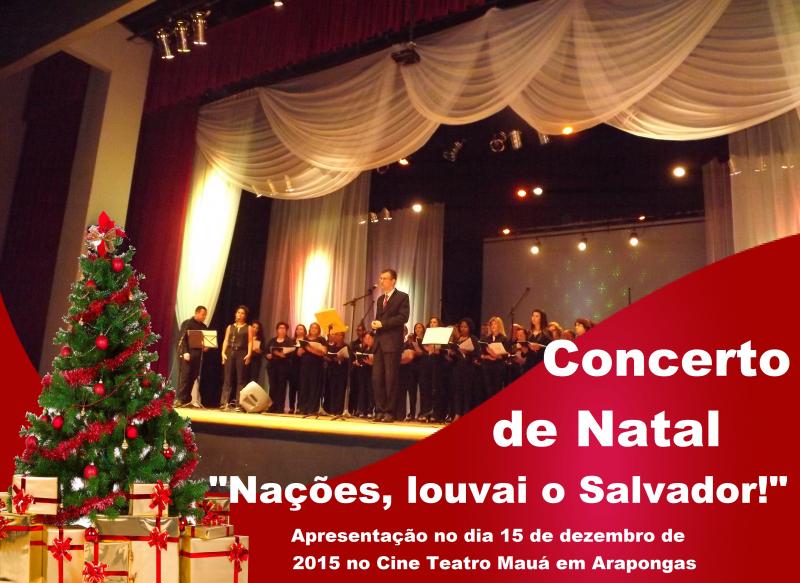 Apresentação do Concerto de Natal em Arapongas deixa pessoas emocionadas 