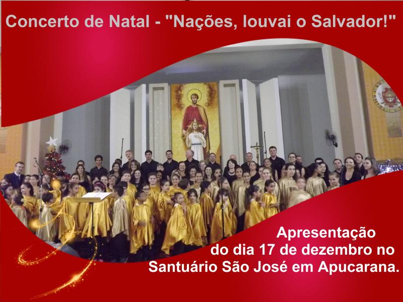 Mais de 500 pessoas prestigiam apresentação do Concerto de Natal
