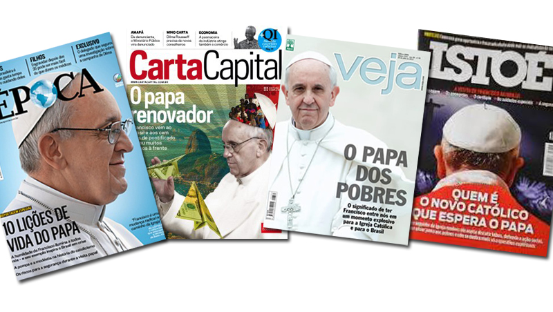 PRINCIPAIS REVISTAS DESTACAM VISITA DO PAPA AO BRASIL