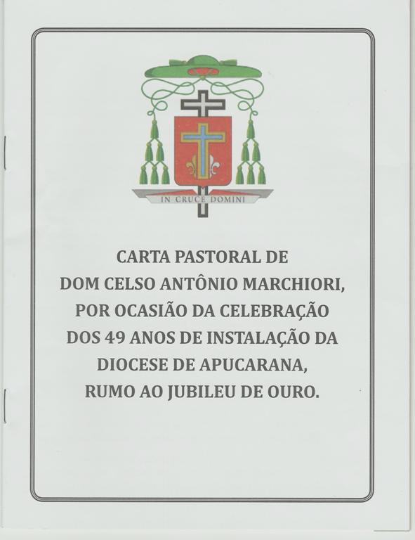 DOM CELSO ANUNCIA A PRIMEIRA CARTA PASTORAL