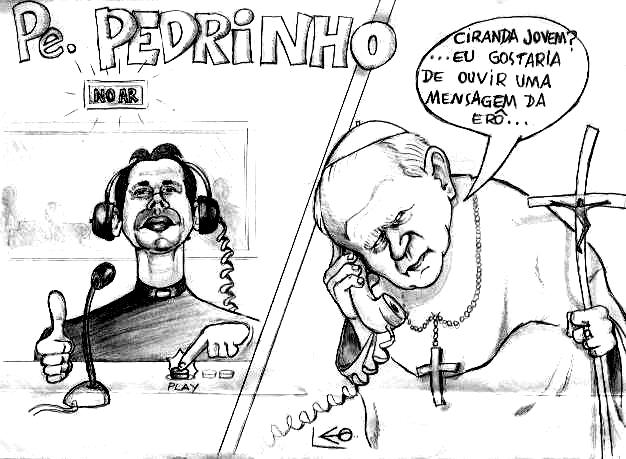 Pe. Pedrinho fez transmissões do São João Paulo II