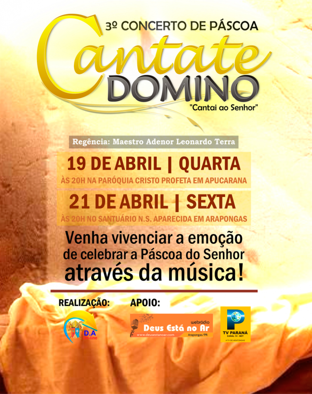 O maior espetáculo musical de Páscoa da região 