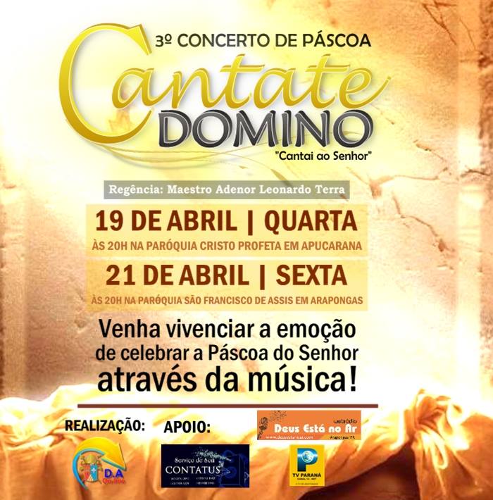 O maior evento musical de páscoa da região 